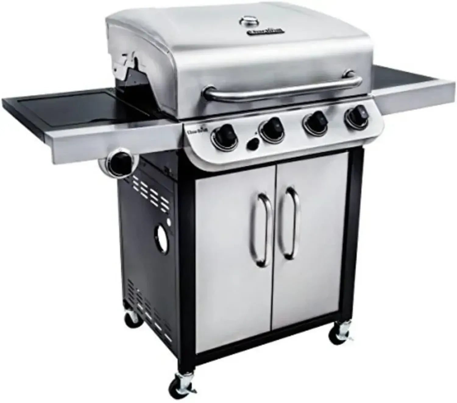 Grill à Gaz Char-Broil 440S Inox à 4 Brûleurs avec Réchaud Latéral