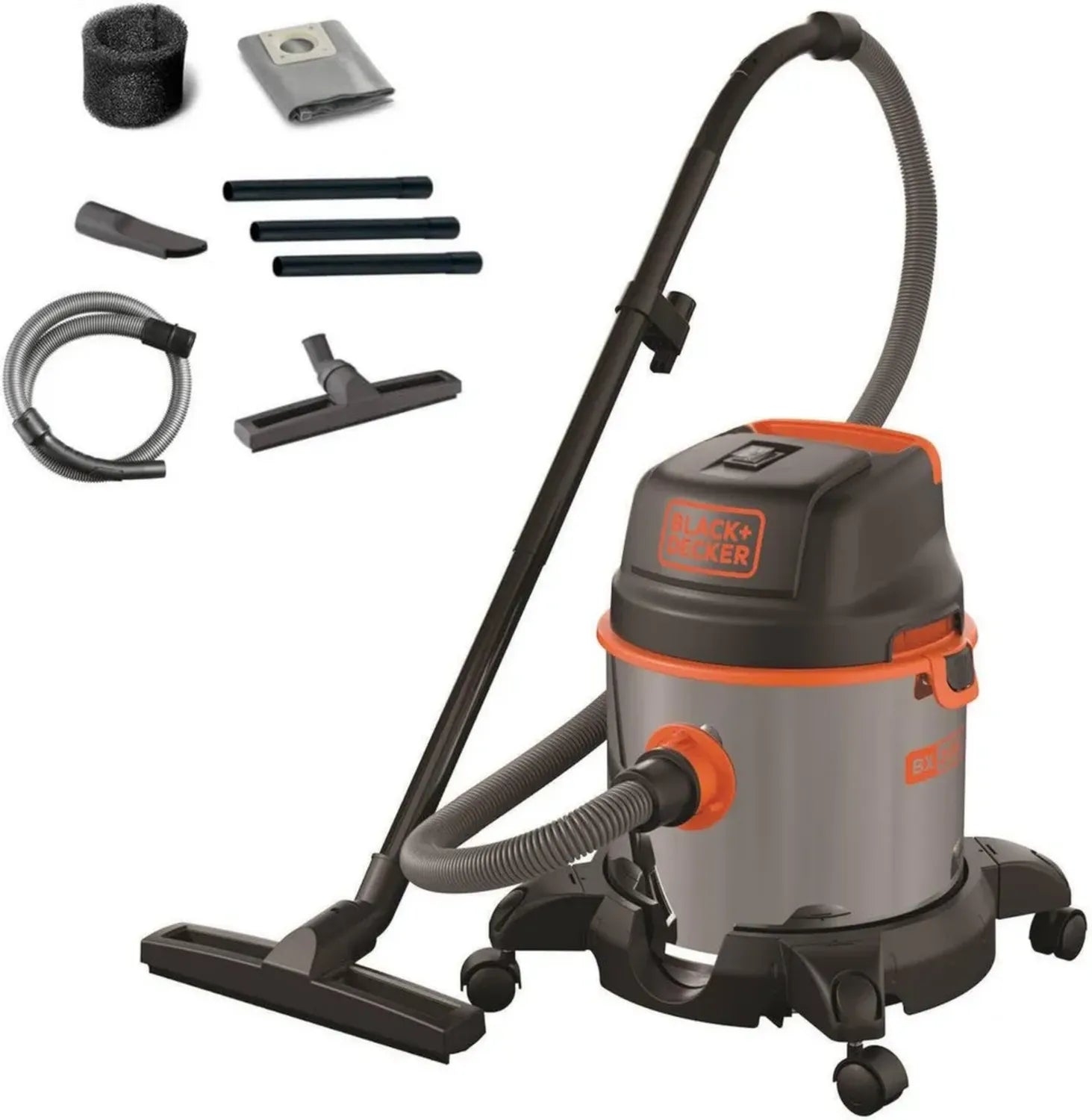 Aspirateur 1400W Solides et Liquides 20L - BLACK+DECKER