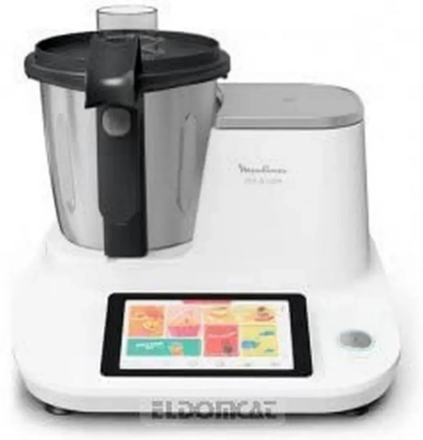 Robot culinaire Moulinex Click & Cook 3,6 L 1400 W, écran tactile, 32 fonctions, 600 recettes intégrées