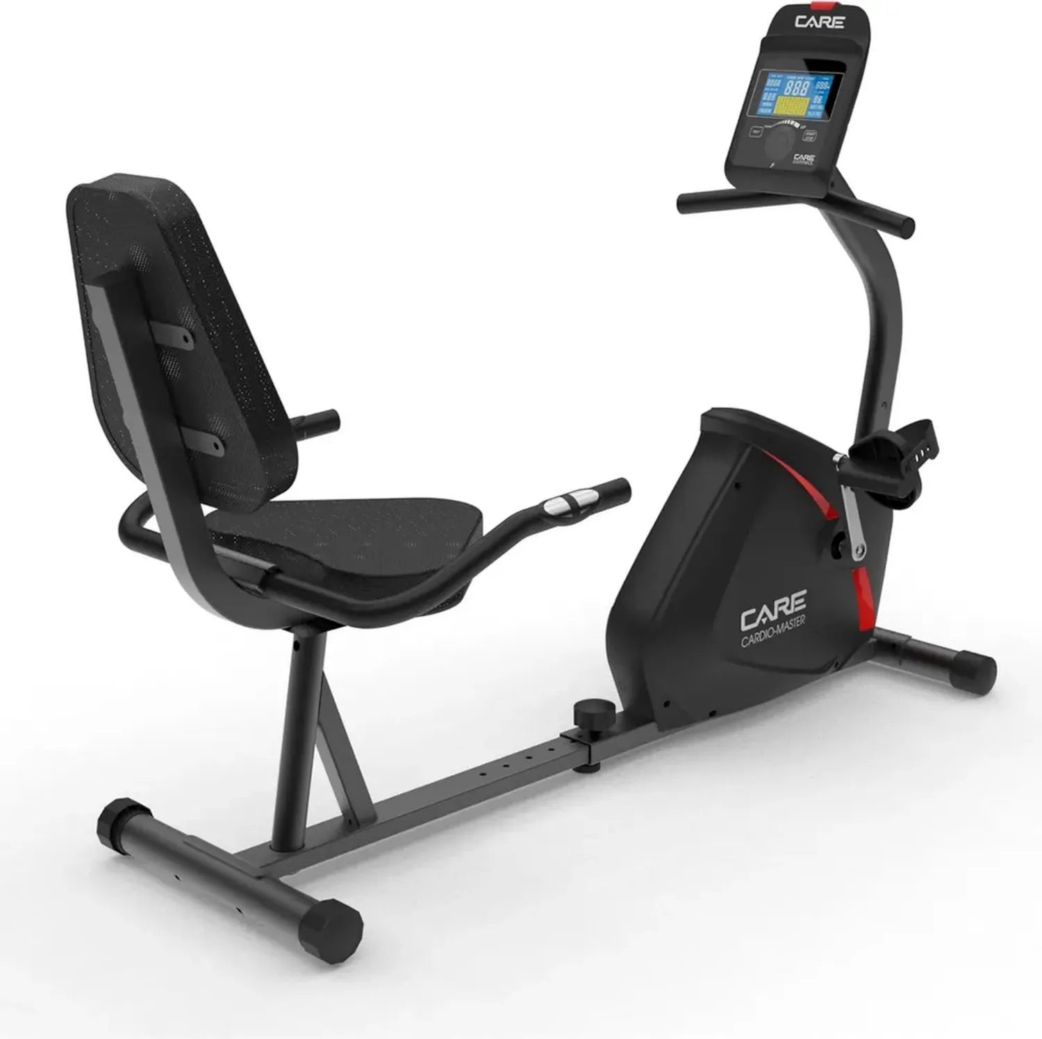 Vélo d'Appartement Connecté CARE FITNESS - Cardio Master, Réglable et Confort Optimal, Résistance Magnétique, 21 Programmes d'Entraînement
