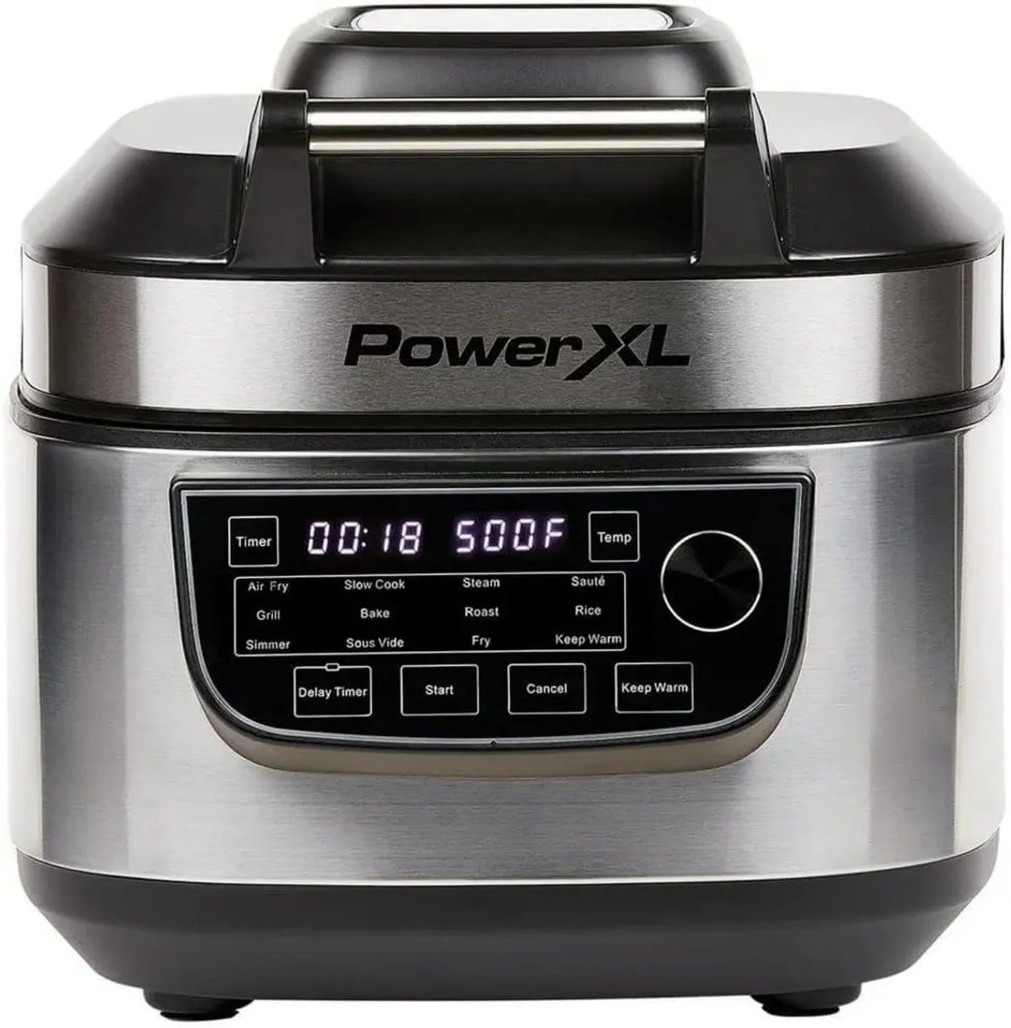 PowerXL Multicuiseur 12-en-1 avec Friteuse à Air - Rôtir, Cuire, Frire et Griller - Accessoires Lavables en Lave-Vaisselle