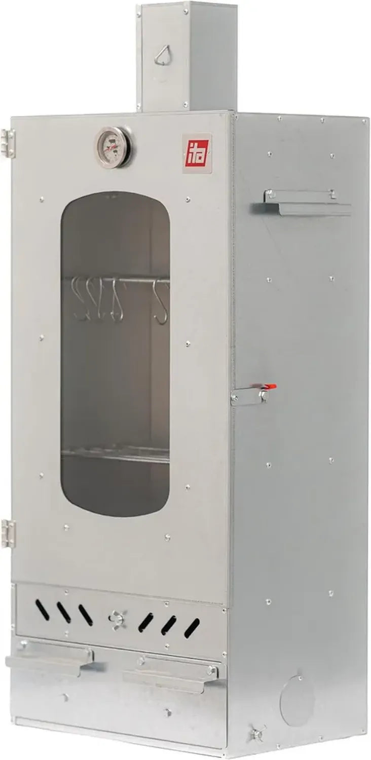 Fumoir Premium 3 Niveaux Acier avec Fenêtre