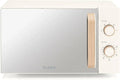 Four à micro-ondes FLAMA 1831FL, 20L, 700W, avec Gril, Verre Crème