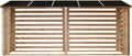 Abri à Bûches en Bois 4670x1180xh2120 - Modèle INT053