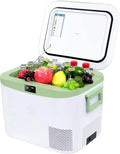 Glacière Électrique Portable 18L - Réfrigération Rapide jusqu'à -18°C, Multi-Tension 12V/24V/220V, Idéale pour Voiture, Camping et Maison