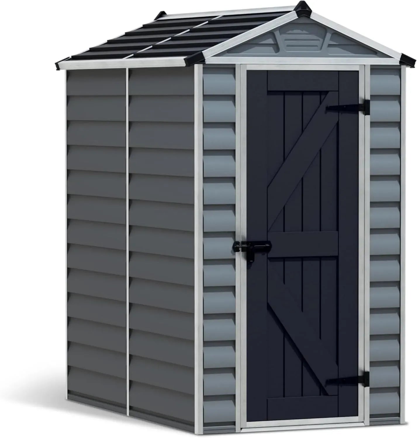 Abri de Jardin Canopia Skylight 2.1 m² avec Cadre en Aluminium et Panneaux Polycarbonate Gris