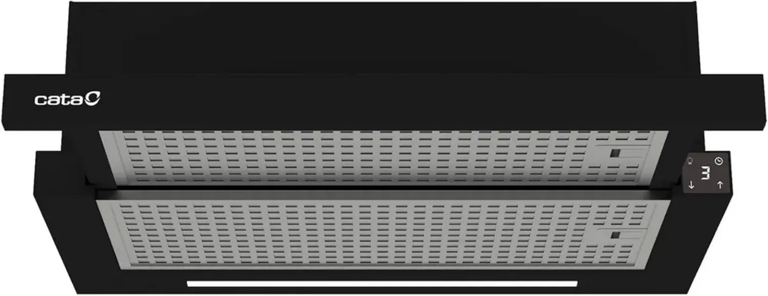 Hotte télescopique Cata TFH 6430GBK/B - Silencieuse avec moteur brushless et éclairage LED