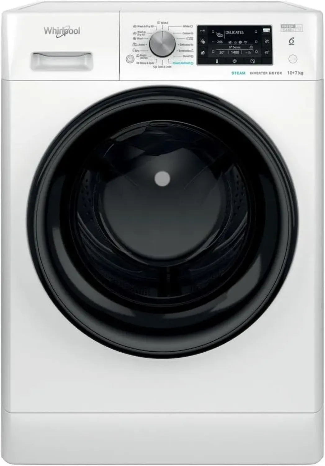Whirlpool Lave-linge Séchant 10kg Blanc À Chargement Frontal