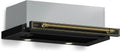 Klarstein Victoria Hotte Aspirante Rétro 60cm, Efficacité A++, 358 m³/h, LED, Charbon Actif, Design Extensible, Silencieuse, Noir