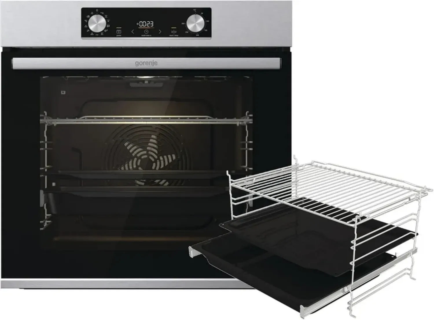 Four Encastrable Gorenje OptiBake 77L avec Pyrolyse et Air Fry
