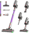 Aspirateur Balai sans Fil 70000 Pa Ultra-Silencieux avec Écran LED