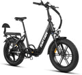 Vélo Électrique Pliable Adulte Rattan Ultra Pro, Batterie 48V Amovible, Autonomie Max 195 km, 2 Places, Freins Hydrauliques
