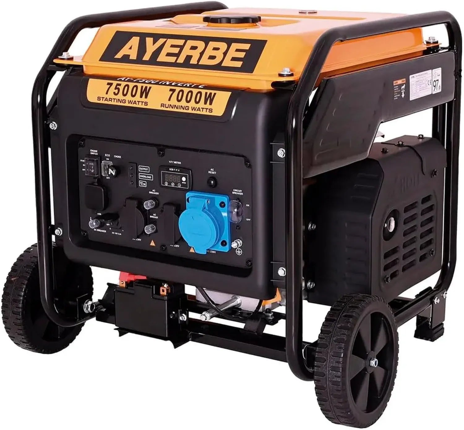Générateur Inverter 7500W Kiotsu avec Démarrage Électrique et Sortie 12V