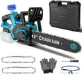 Scie à chaîne électrique 30 cm, compatible Makita 18V, moteur sans balais 1000W