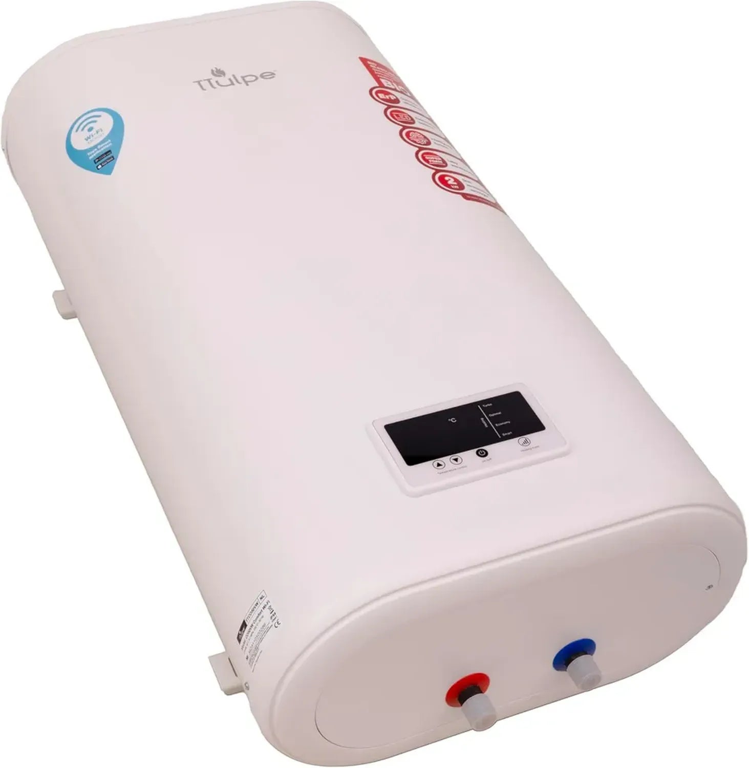 Chauffe-eau Plat Vertical Wi-Fi 50L - Confort Moderne