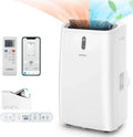Climatiseur Portable 16000BTU, 5 en 1 : Refroidissement, Chauffage, Ventilateur, Déshumidification, Mode Nuit