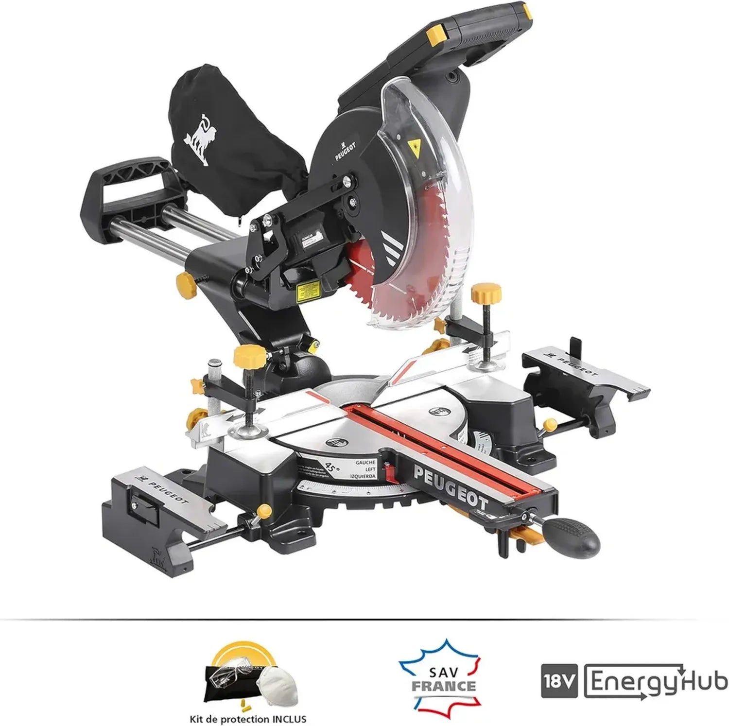 Scie à Onglets PEUGEOT ENERGYSAW-254SB - Précision et Efficacité