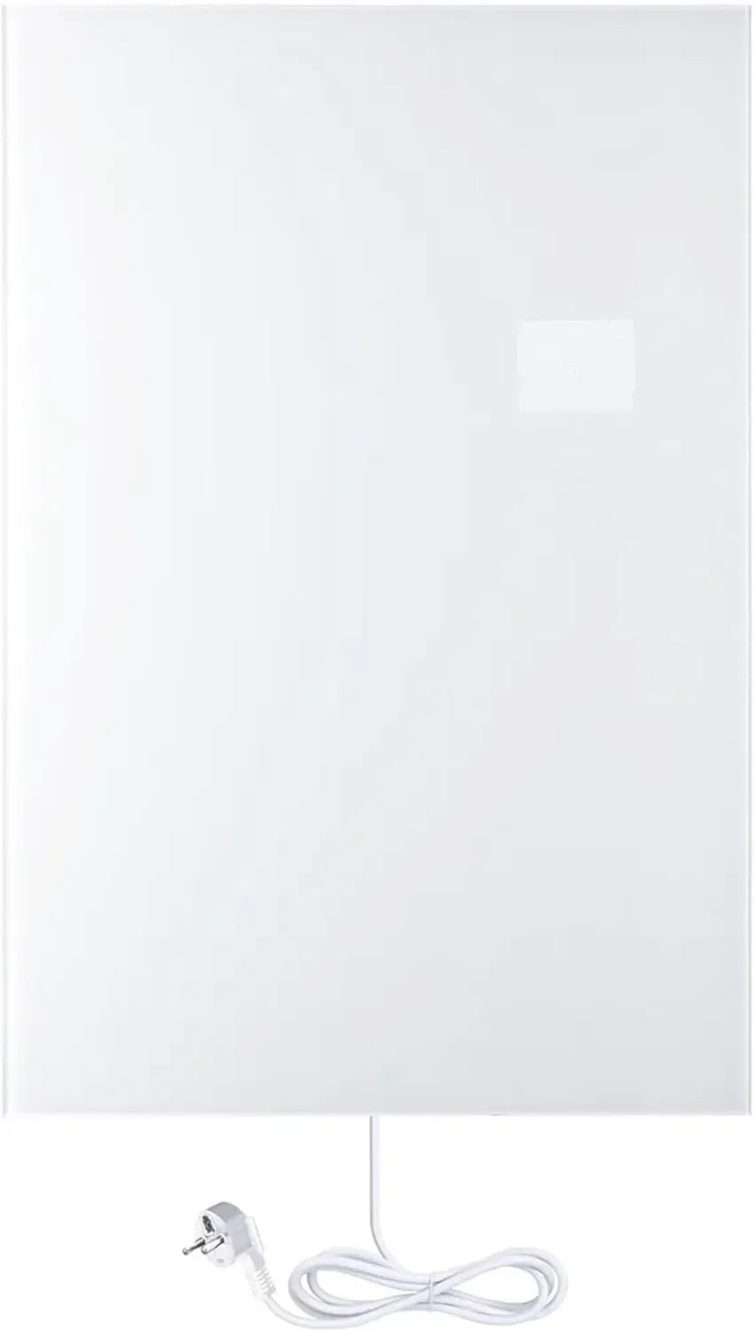 Radiateur Mural en Verre Céramique 600W - Chaleur Infrarouge