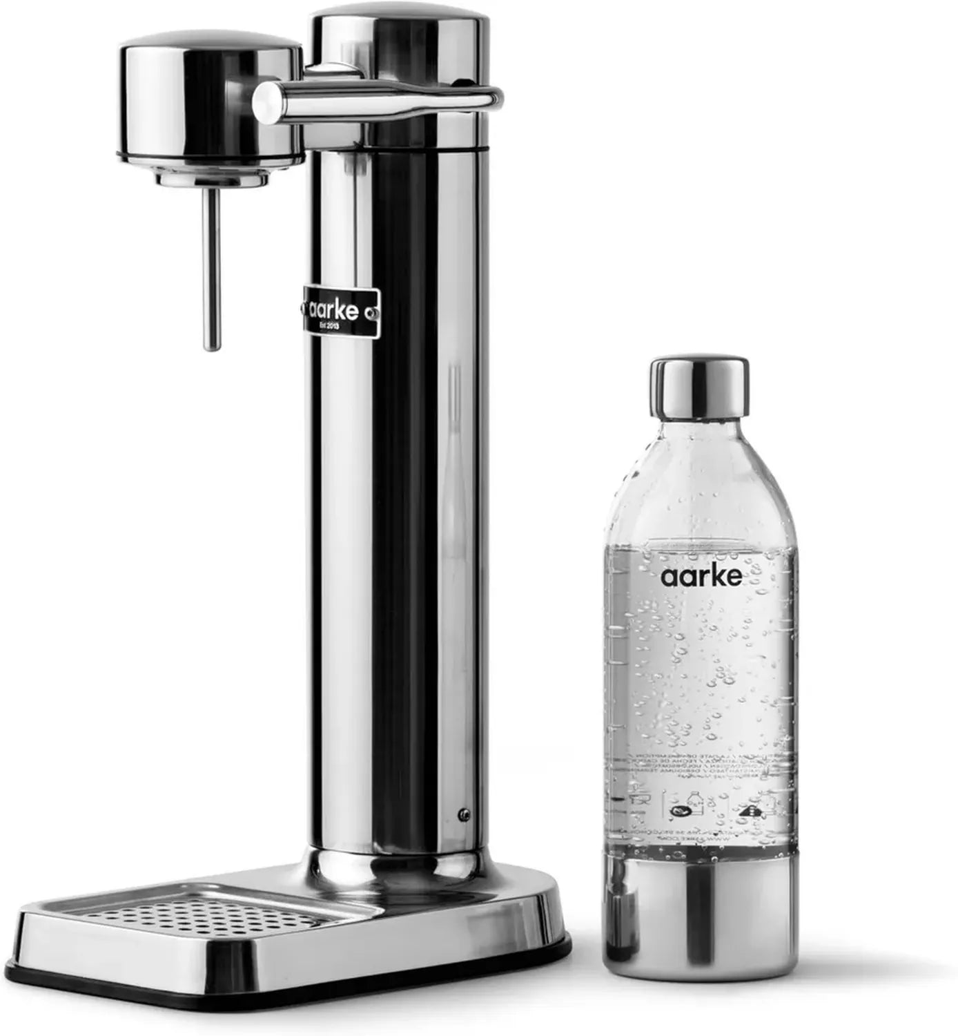 Aarke Carbonator 3, Machine à Soda en Acier avec Bouteille Réutilisable