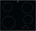 Plaque induction vitrocéramique 60 cm avec 4 zones de cuisson, noir élégant