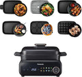 Panasonic Multicuiseur Électrique 6-en-1, 1400W, Température Réglable, 9 Modes, Nettoyage Facile
