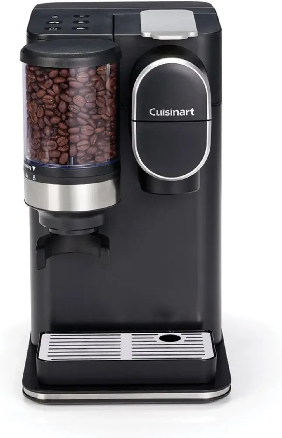 Machine à Café avec Broyeur Intégré Cuisinart - Cafetière Individuelle avec Options de Taille de Tasse