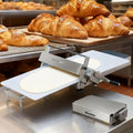 Machine à Pâte Manuelle en Acier Inoxydable - Épaisseur Réglable 0-25mm pour Croissants et Pizzas