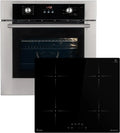 Four encastrable 60cm et plaque induction 59cm avec gril et chaleur tournante