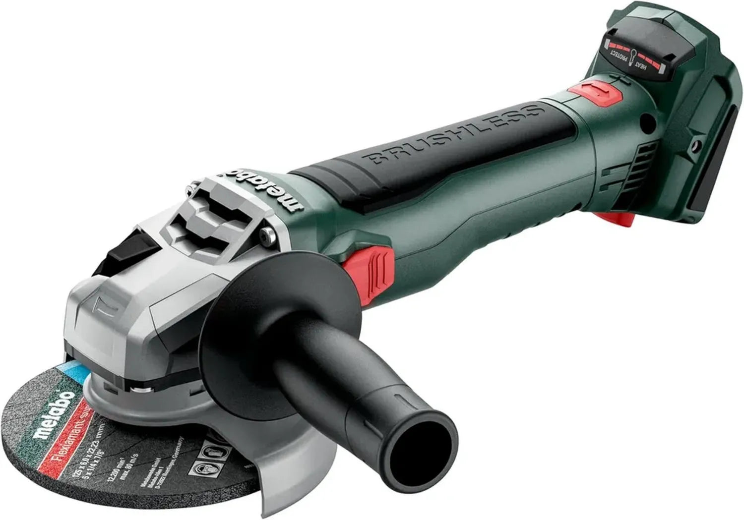 Meuleuse d'angle sans fil 18V Metabo W 18 LT BL 11-125, moteur brushless puissant