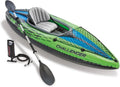 Kayak Gonflable Intex Challenger avec Rames en Aluminium et Pompe à Main