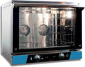 Four à convection électrique GN1/1 en inox, porte double vitrage, lumière intérieure, 4 plateaux inclus