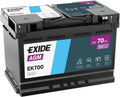 Batterie de Voiture EXIDE AGM 70Ah 760A pour Système Start-Stop