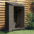 Abri de Jardin en Bois Anthracite avec Grand Espace de Rangement