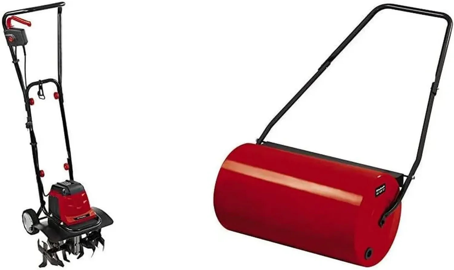 Motobineuse Électrique Einhell 1400 W, 40 cm + Rouleau à Gazon 57 cm