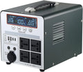 Centrale Électrique 1000W/666Wh, Générateur Portable Rechargeable pour Camping, Caravane, Premiers Secours et Éclairage Extérieur, avec 4 Prises AC