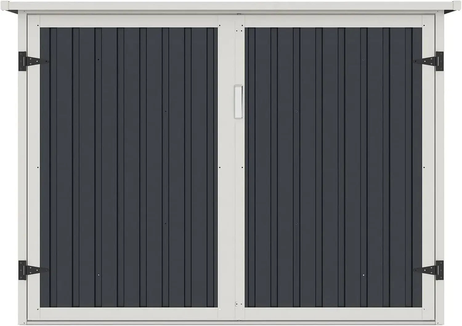 Abris Vélos en Acier Galvanisé Gris Anthracite pour 4 Vélos - 4 m²