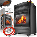 Chauffage Infrarouge au Gaz KESSER® 3400W, Noir, Pour Butane/Propane 11kg