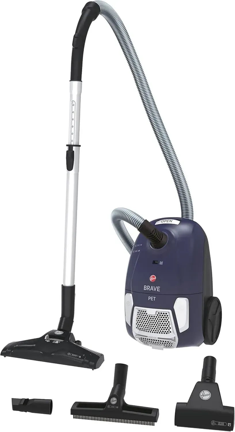 Aspirateur Traîneau Hoover Brave BV60PET 700W avec Brosse Animaux, 2,3L, Filtre EPA 10, Système Cyclonique