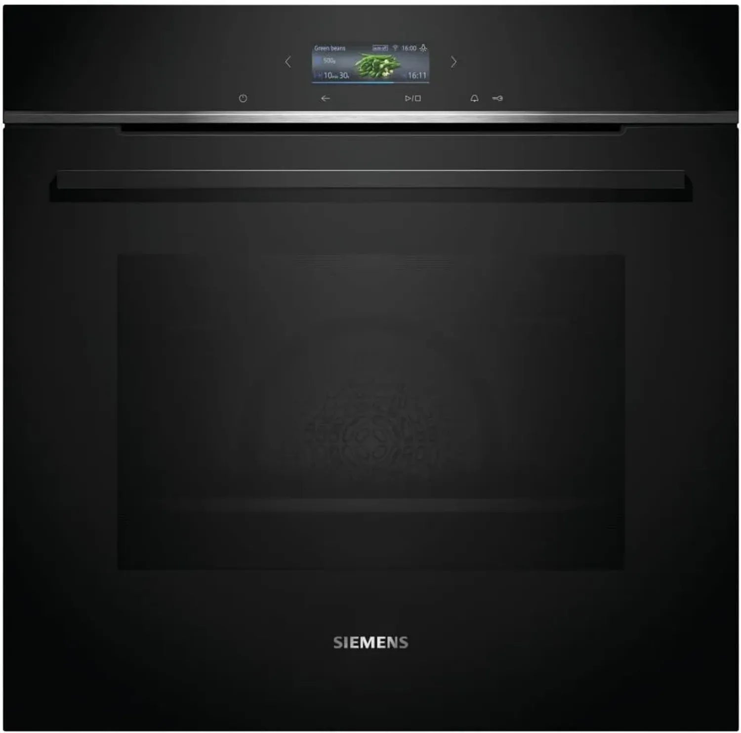 Siemens iQ700 Four Encastrable 60x60 cm Noir - Nettoyage Automatique, Air Fry, Programmes Intelligents