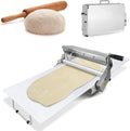 Laminoir à Pâte Manuel en Acier Inoxydable avec Épaisseur Réglable pour Boulangeries
