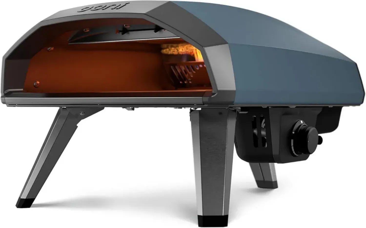 Four à Pizza à Gaz Portable Ooni Koda 14 – Bleu Ardoise – Technologie Avancée pour Pizza Napolitaine Rapide – Compact et Efficace