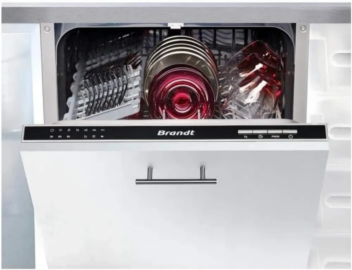 Lave-vaisselle intégrable BRANDT VS1010J - 10 couverts - 45 cm - Silence 47 dB