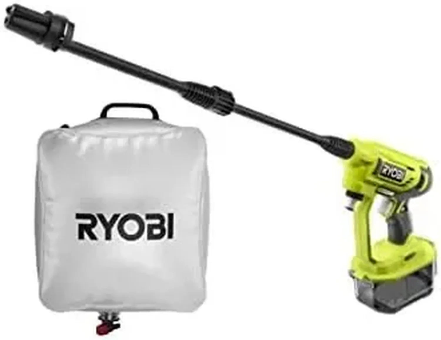Pistolet Haute Pression Ryobi 18V One+ avec Réservoir 20L - Outil Seul