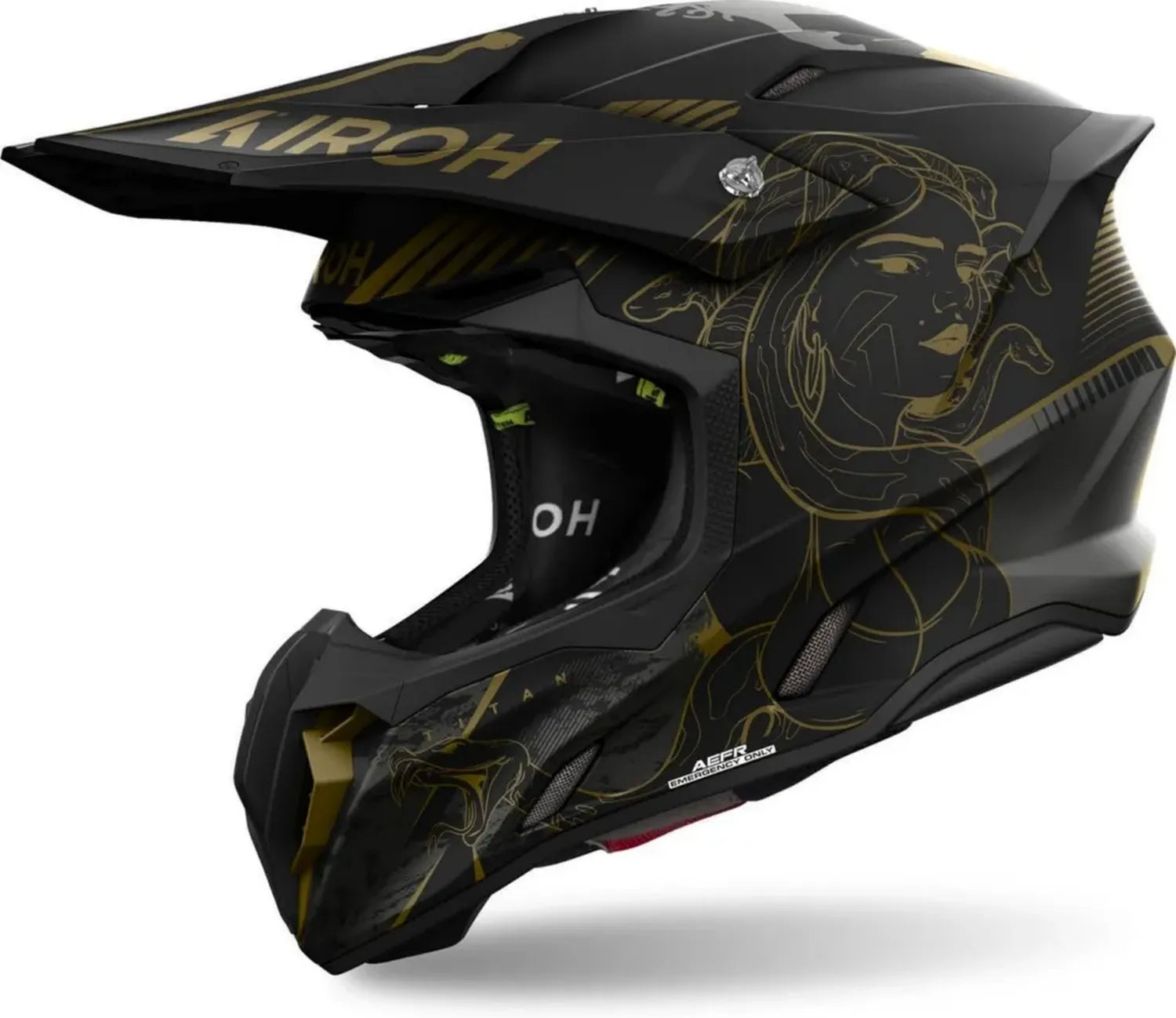 Casque de Motocross Airoh Twist 3 Titan Haut de Gamme