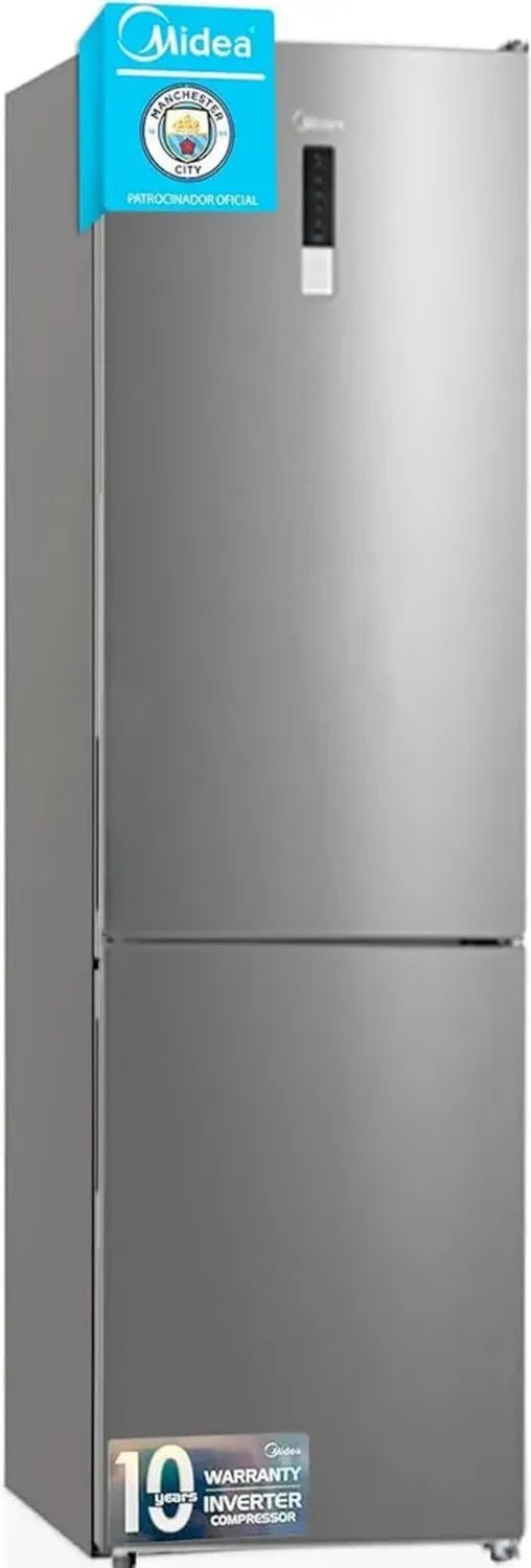 Réfrigérateur Midea en Acier Inoxydable 424L