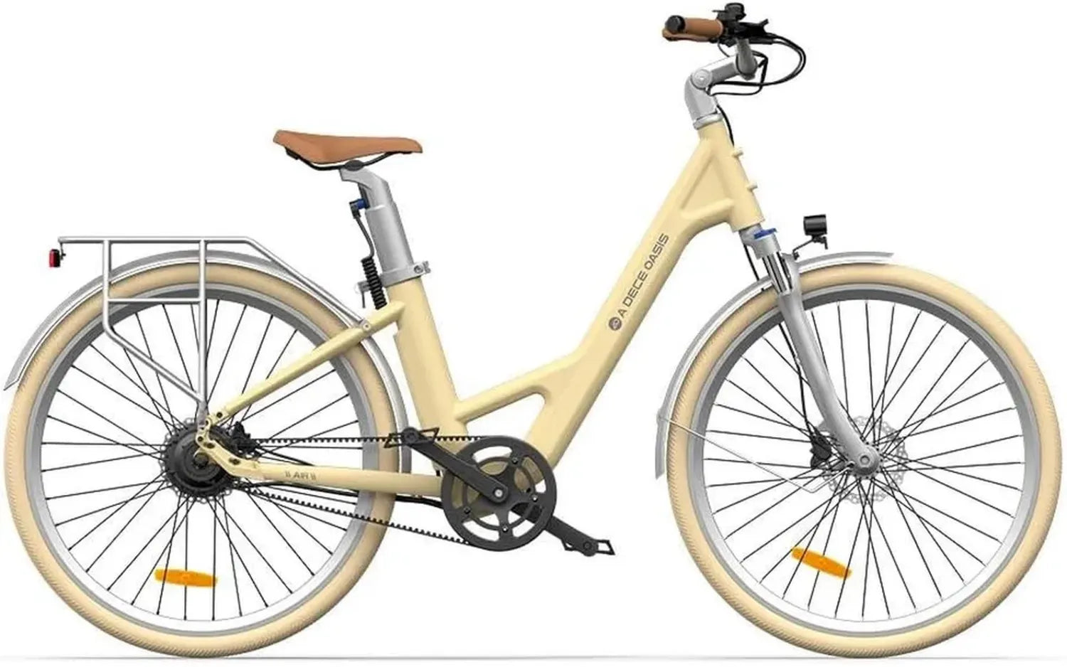 Vélo Électrique ADO Air28 Urbain 28' avec Courroie, Freins Hydrauliques et Batterie Amovible