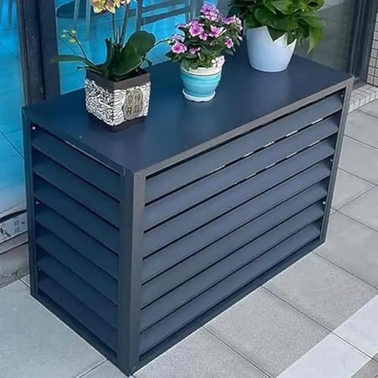 Enveloppe protectrice pour climatiseur extérieur, cadre aluminium robuste, installation aisée
