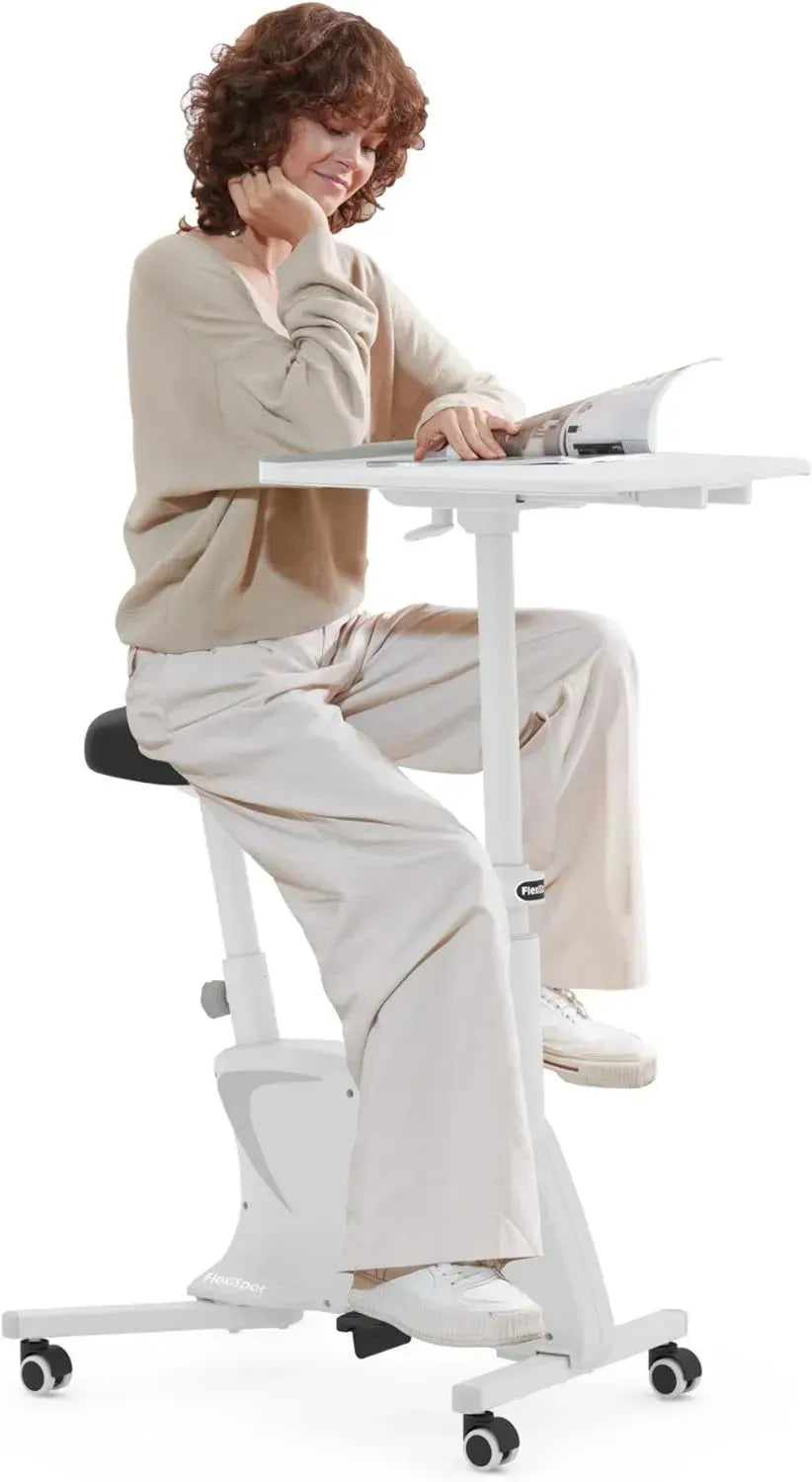 Vélo d'Appartement FlexiSpot avec Tablette - Silencieux et Stable