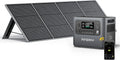 Générateur Portable 2400W avec Batterie LiFePO4 2048Wh et Panneau Solaire 200W, Sorties AC 220-240V, IP65, Idéal pour Camping et Maison
