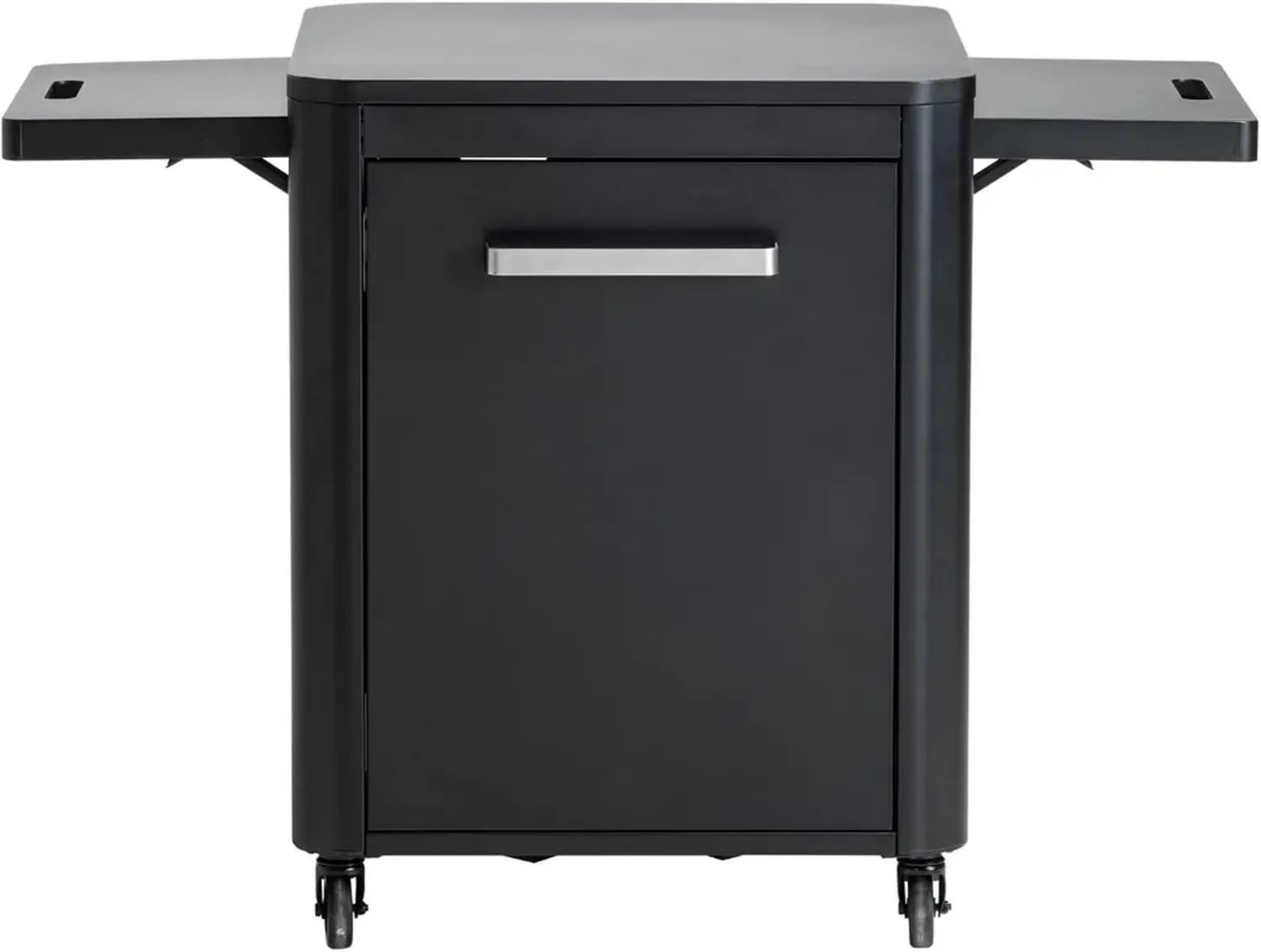 Chariot en Acier Inoxydable pour Plancha 640 - Noir, 62,5 x 81,5 x 22,5 cm
